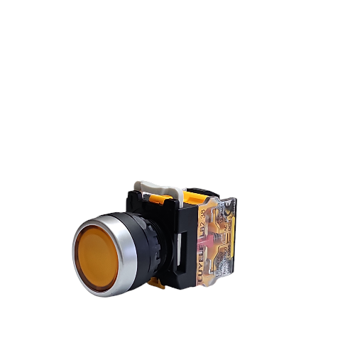 Latching Yellow Push Button Switch 38 Series