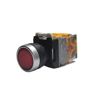Illuminated Latching Red Push Button Switch 38 Series