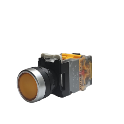 Momentary Yellow Push Button Switch 38 Series