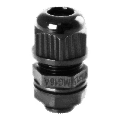 Cable Gland M16 Nylon Black