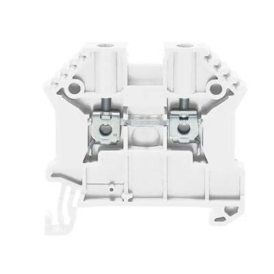Din Terminal 2.5mm Screw Connect White