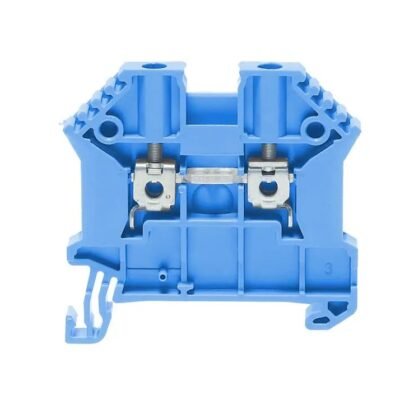Din Terminal 2.5mm Screw Connect Blue